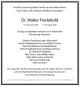 Dr. Walter Fredebold
