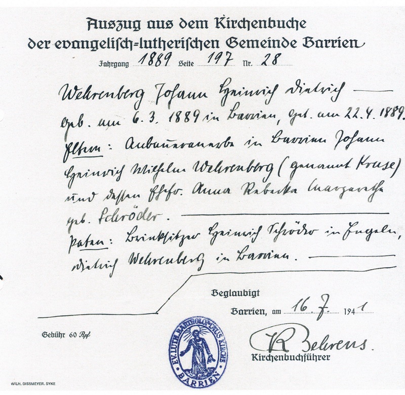 1889-03-06_WEHRENBERG_Johann-Heinrich-Dietrich_{Urkunde}_(Geburt).jpg