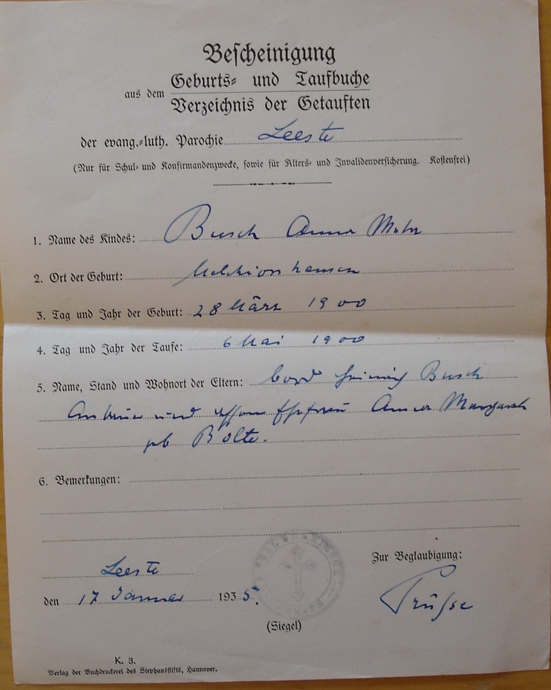 1900-03-28_Leeste_BUSCH_Anna-Meta_{Urkunde}_(Geburt+Taufe).jpg