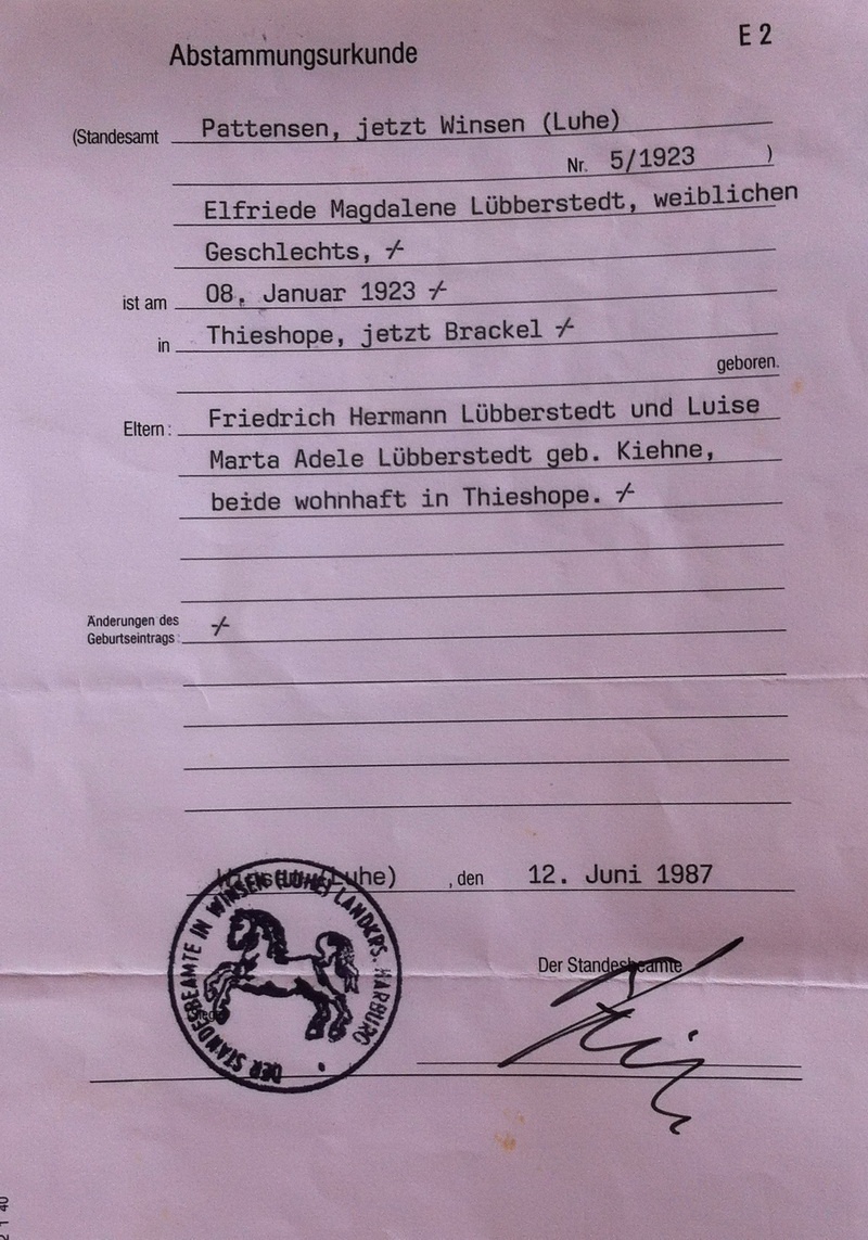 1923-01-08_LUEBBERSTEDT_Elfriede-Magdalene_{Urkunde}_(Geburt).jpg