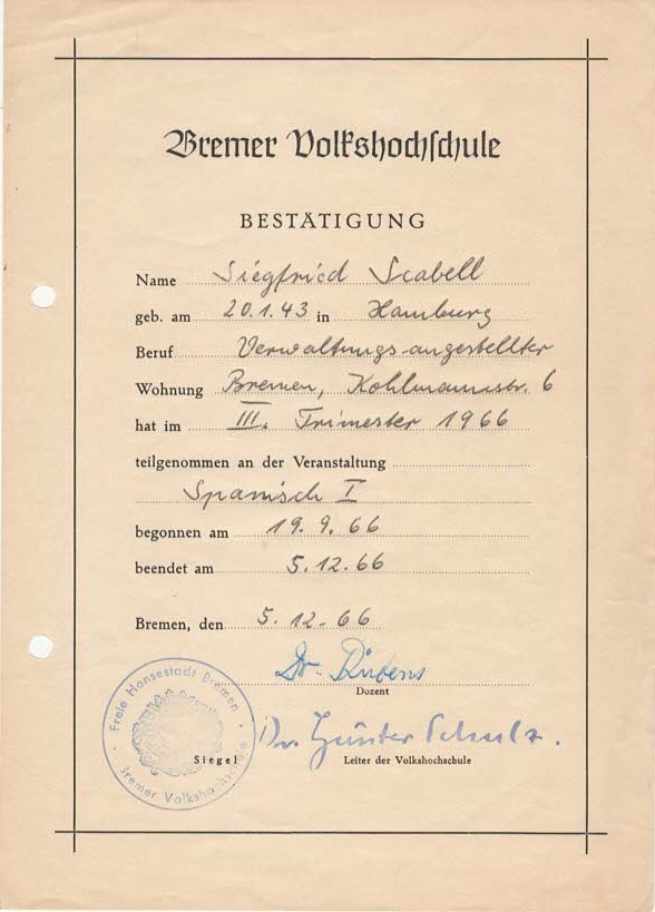 1966-12-05 Volkshochschule Spanisch.jpg