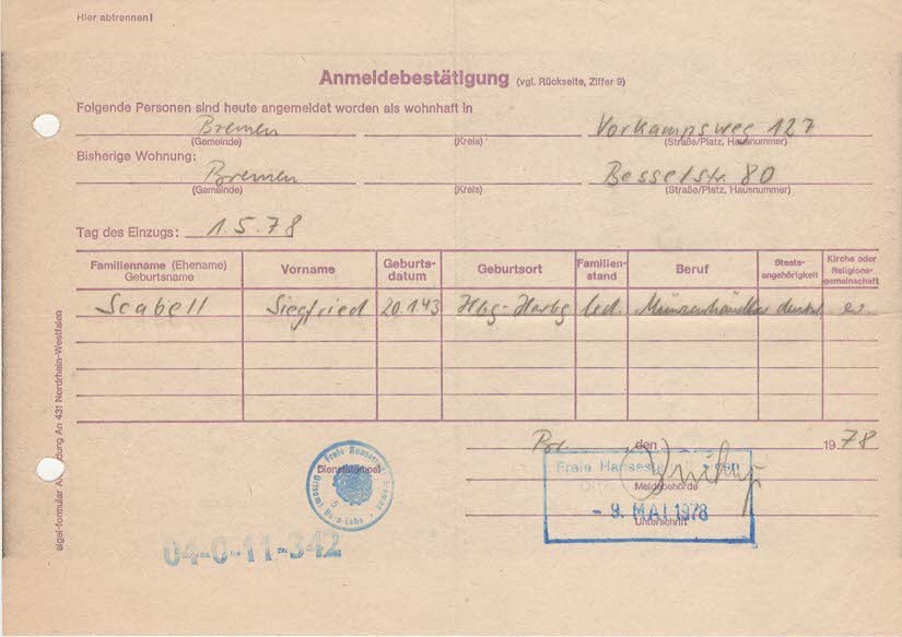 1978-05-01 Anmeldung Bremen-Horn-Lehe.jpg
